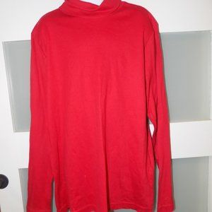 K.C. Parker Red Turtle Neck LS Size 14 Youth NEW